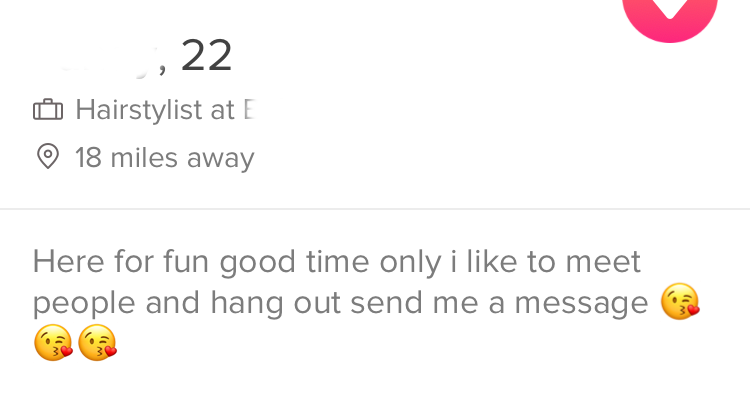 Tinder booty call