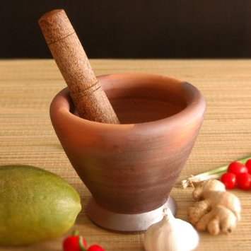 Asian mortar and pestle
