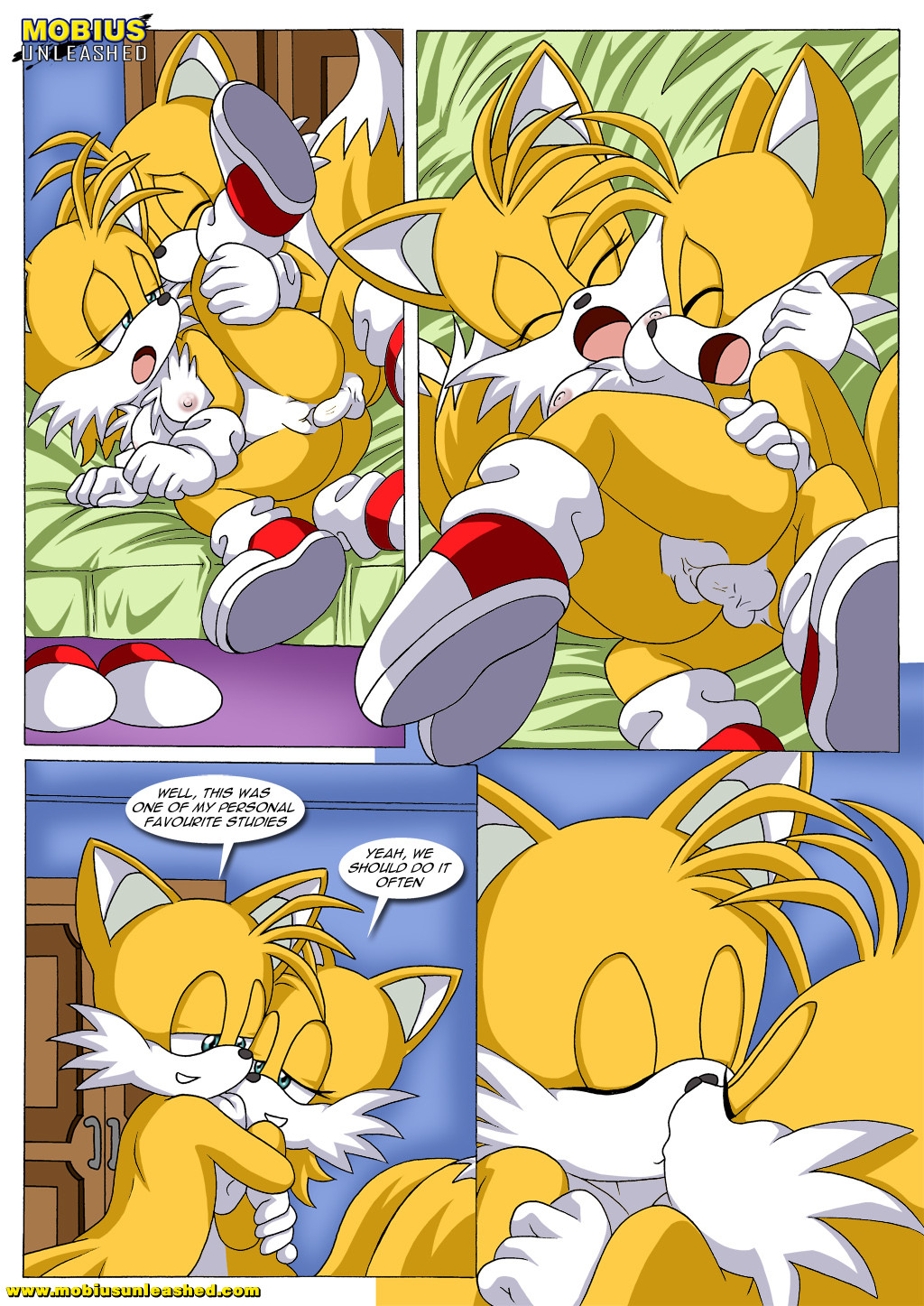 Cartoon girls fucked with tails