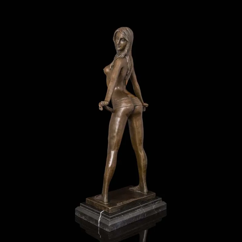 best of Bronze woman face down Statue asian