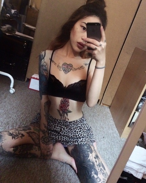 Asian girl tattoo transfers