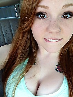 Red hair teen in yellow bra is fucking sexy, great POV w/ slow mo!